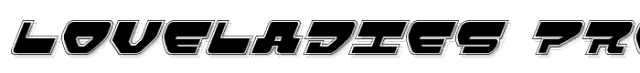 Loveladies Pro Italic font